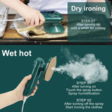 Portable Mini Steam & Dry Iron – Travel-Friendly Clothes Press