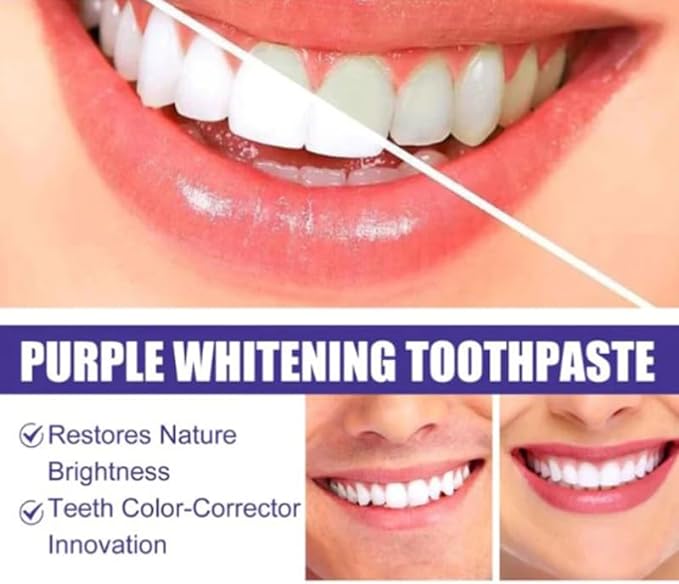 Purple Toothpaste – Instant Whitening Corrector